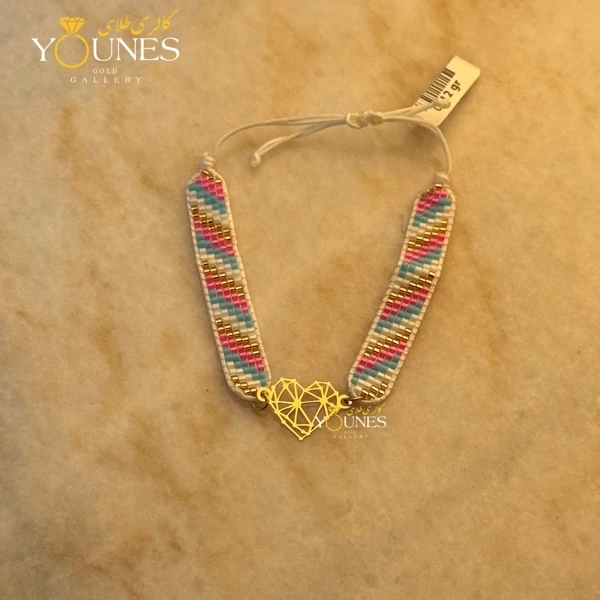 دستبند میوکی قلب اوریگامی طلا